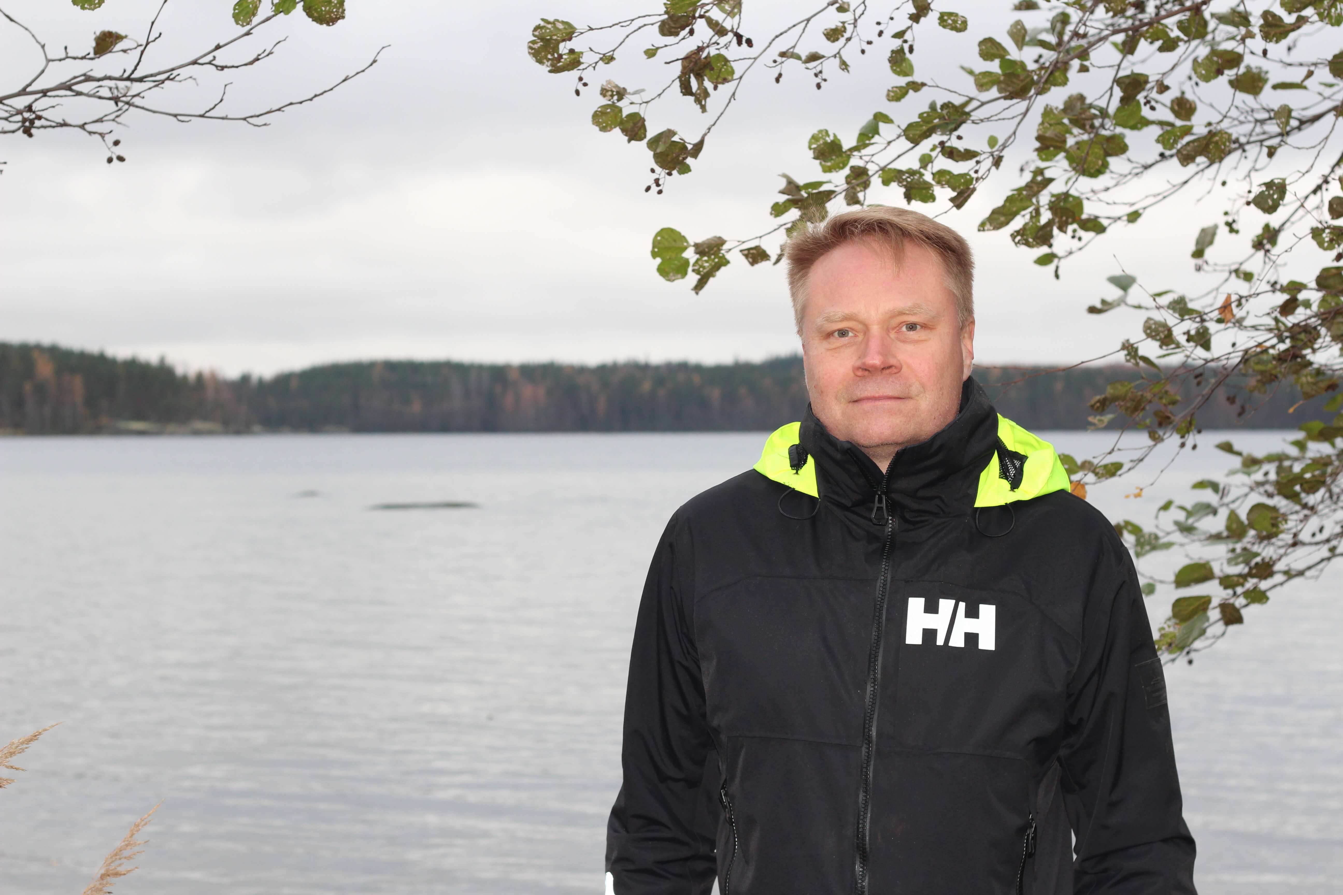 Elinvoimainen järvilohi hankkeen Marko Luhtala