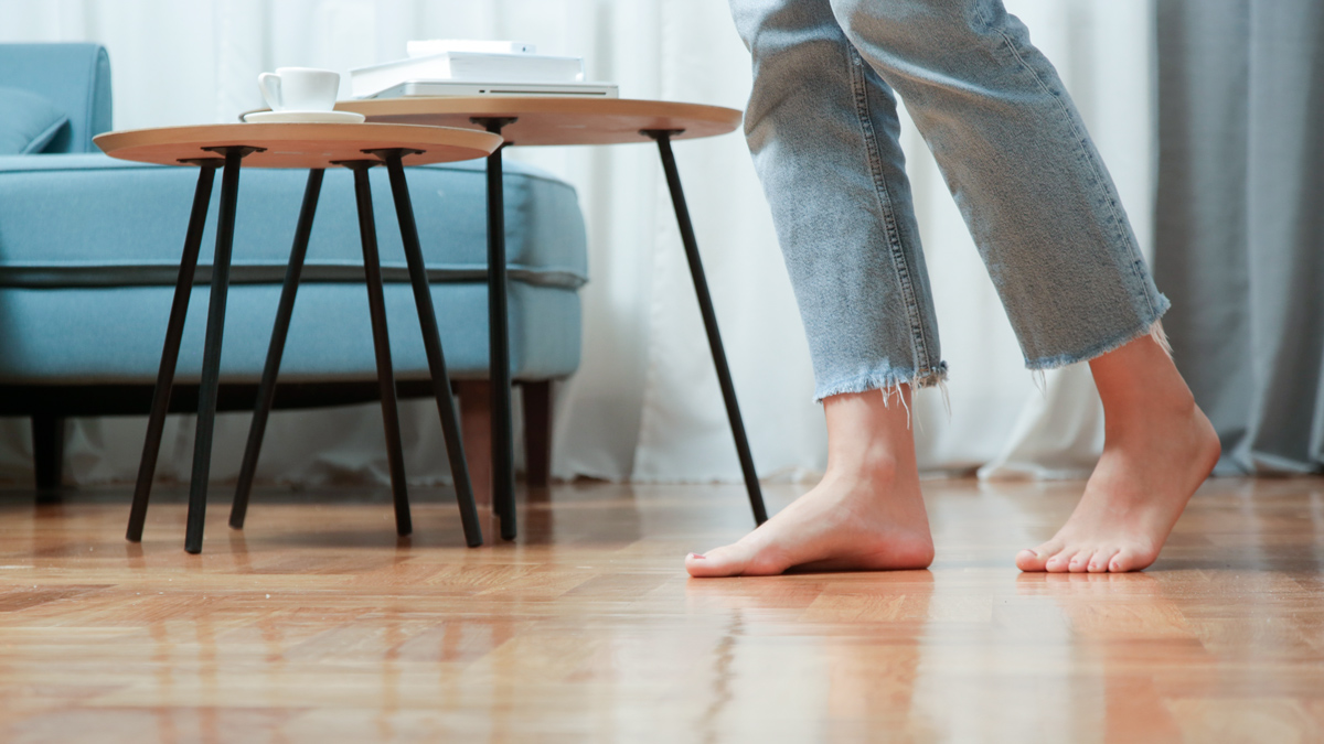 paljaat jalat ja lattialämmitys
